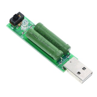 USB mini discharge load resistor 2A/1A With switch 1A Green led, 2A Red led