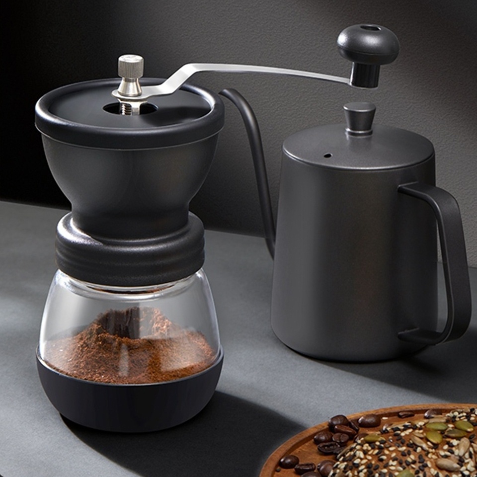 เครื่องบดกาแฟวินเทจ-เครื่องบดเมล็ดกาแฟ-ที่บดเม็ดกาแฟ-ปรับความละเอียดได้-coffee-bean-grinder-มีเก็บปลายทาง