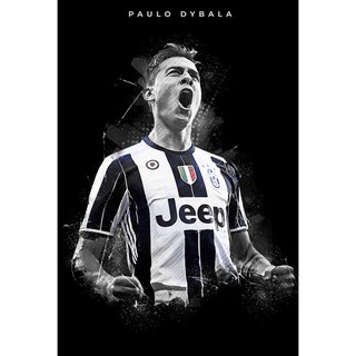 โปสเตอร์ เปาโล ดิบาล่า Paulo Dybala Juventus ยูเวนตุส Poster ของขวัญ ฟุตบอล Football รูปติดผนัง แต่งบ้าน แต่งคอนโด