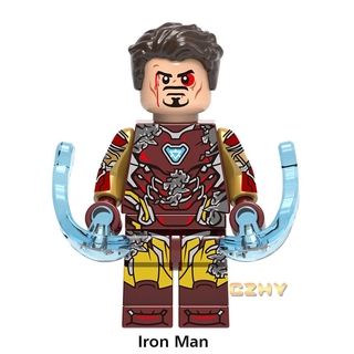 ฟิกเกอร์ Iron Man Super Heroes Tony Howard Stark Pepper Steve Rogers ขนาดเล็ก ของเล่นสําหรับเด็ก