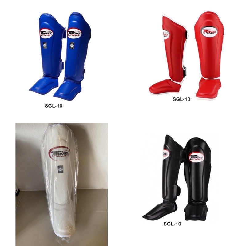 สนับแข้งทวินส์ ป้องกันหน้าแข้ง สำหรับการซ้อม Twins special shin guards ...
