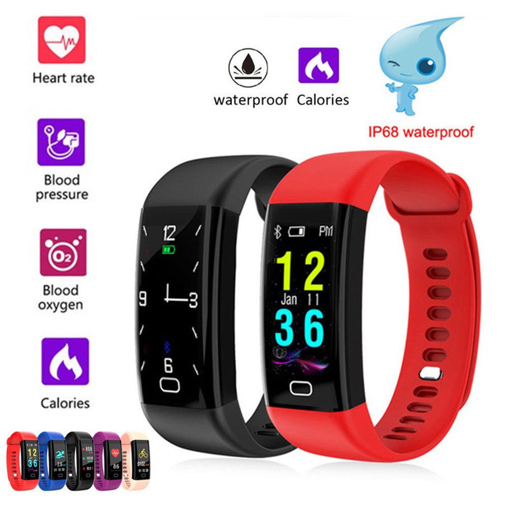 smartband-bluetooth-bracelet-blood-pressure-pedometer-sport-watch-นาฬิกาข้อมือ-วัดชีพจรหัวใจ-กันน้ำ-สร้อยข้อมือ