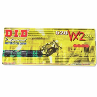 DID โซ่ทอง 520-120L X-RING (สินค้านำเข้าจากญี่ปุ่น) ทอง