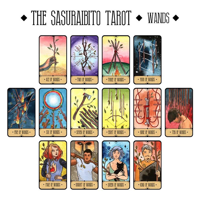 [正規品・入手困難] Sasuraibito Tarot さすらい人タロット⭐️ Amazon.co.jp: THE SASURAIBITO TAROT さすらい人 タロット