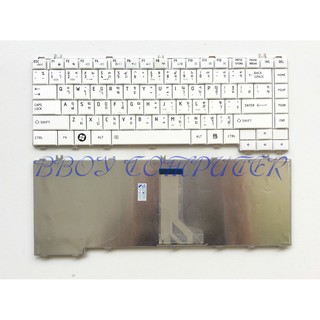 TOSHIBA Keyboard คีย์บอร์ด TOSHIBA SATELLITE C600 C640 L640 L645 L635 L730 L735 L745 สีขาว TH-EN