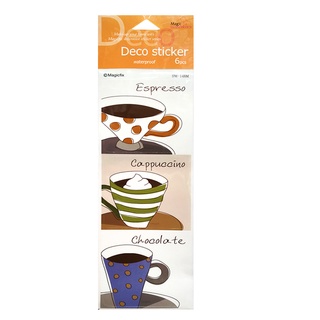 Chaixing Home สติ๊กเกอร์ตกแต่ง CDC Coffee CHIC DECOR รุ่น SM-148