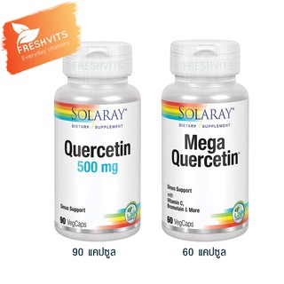 ภาพหน้าปกสินค้าพร้อมส่ง Solaray, Quercetin, 500 mg, 600 mg เควอซิติน ที่เกี่ยวข้อง