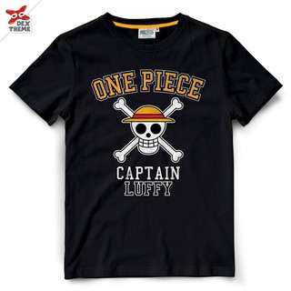 ROUND คอลูกเรือDextreme เสื้อยืดการ์ตูนวันพีซ Icon Luffy-4XL