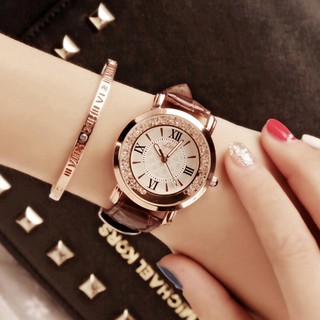 ภาพขนาดย่อของภาพหน้าปกสินค้าAMELIA AW156 นาฬิกาข้อมือผู้หญิง นาฬิกา วินเทจ นาฬิกาผู้ชาย นาฬิกาข้อมือ นาฬิกาแฟชั่น Watch นาฬิกาสายหนัง พร้อมส่ง จากร้าน amelia_sp บน Shopee ภาพที่ 1