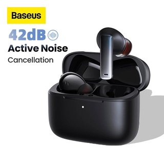 Baseus ANC Earphone Bowie M2 Wireless Headphone Bluetooth 5.2 with 42dB Active Noise Cancellation 4-mic ENC True Wireless Earbud