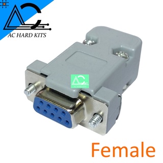 DB9 Female หัวประกอบตัวเมีย RS232 Connector