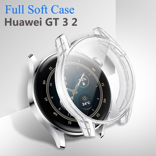 ภาพหน้าปกสินค้าเคส Tpu นิ่ม ป้องกันรอย สําหรับ Huawei Watch GT3 GT 3 GT2 2 2E Pro 42 มม. 46 มม. เคสกันชน แบบเต็มจอ สําหรับ Watch 3 ที่เกี่ยวข้อง