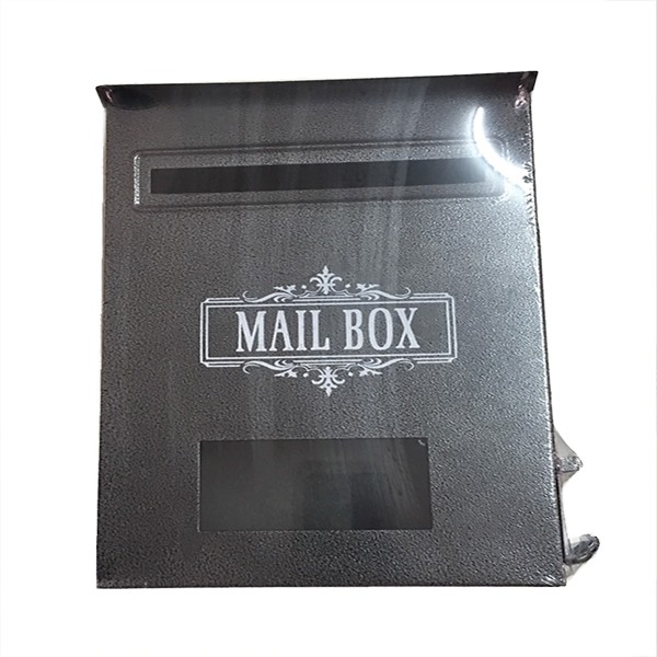 ตู้ไปรษณีย์-ตู้จดหมาย-กล่องไปรษณีย์-mailbox-สีเทา