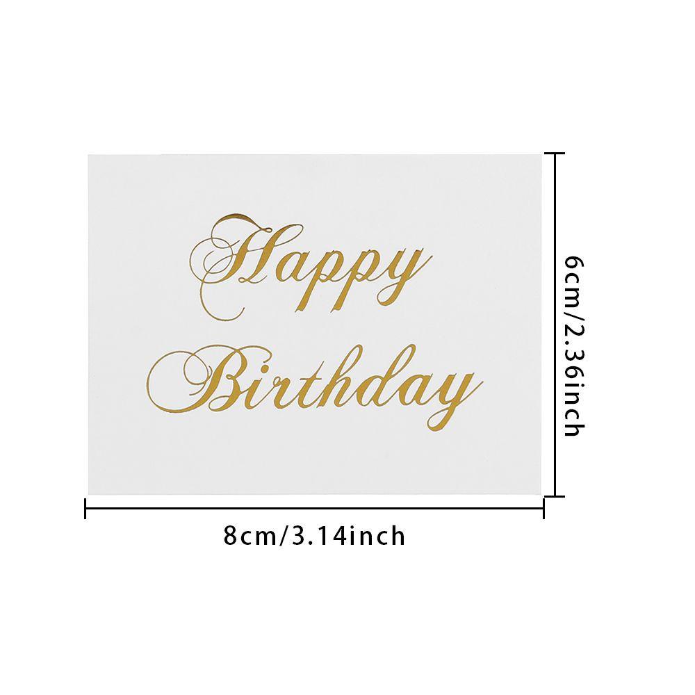 beauty-50pcs-white-greeting-card-6x8cm-wedding-party-happy-birthday-gold-stamping