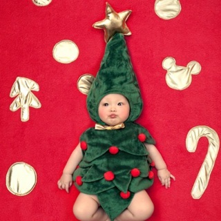 Babygaga 🎄 ชุดแฟนซี ชุดเด็ก ชุดเด็กเล็ก คริสมาส ชุดคริสมาส ชุดต้นคริสมาส ต้นคริสมาส Christmas Tree Fancy Costume Baby