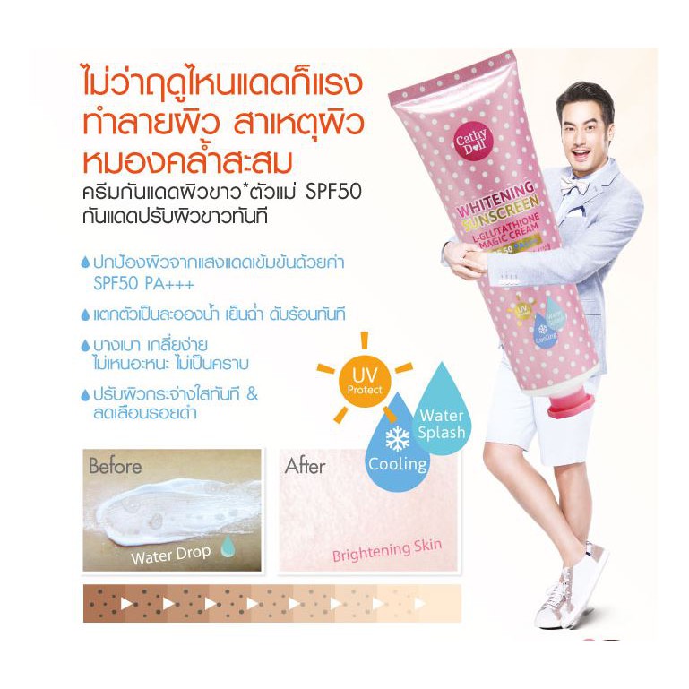 cathy-doll-l-glutathione-magic-cream-spf-50-pa-เคที่ดอลล์-ครีมกันแดด-บอดี้โลชั่น138ml