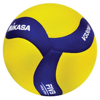 ภาพขนาดย่อของภาพหน้าปกสินค้าMIKASA มิกาซ่า วอลเลย์บอลหนัง Volleyball PU 5 th V330W (1120) แถมฟรี ตาข่ายใส่ลูกฟุตบอล +เข็มสูบลม+ที่สูบ(คละสี) จากร้าน sportlandwear บน Shopee ภาพที่ 1