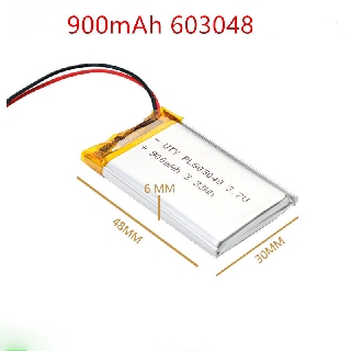 ภาพหน้าปกสินค้าแบตเตอรี่ battery 3.7V 900mAh 603048 ที่เกี่ยวข้อง