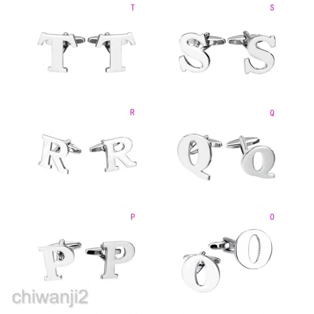 ตัวอักษร-cufflink-link-สำหรับงานแต่งงาน