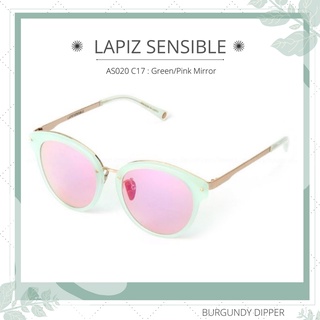 แว่นกันแดด LAPIZ SENSIBLE รุ่น AS020 C17 : Green/Pink Mirror