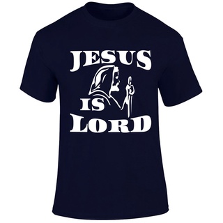 แฟชั่น Nbf3f23r97r เสื้อยืดผ้าฝ้าย 100% พิมพ์ลาย Jesus Is Lord of All Sovereign Lord Christian Religious สําหรับผู้ชาย