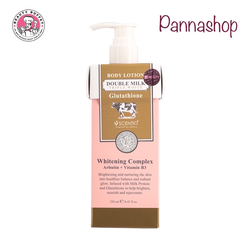 double milk triple white glutathione body lotion SCENTIO 250ml Beauty - Relax while you
