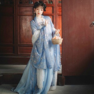 สไตล์จีน ประเพณี เสื้อผ้าจีนฮั่น นางฟ้า แต่งตัว Hanfu ชุด 中国风汉服