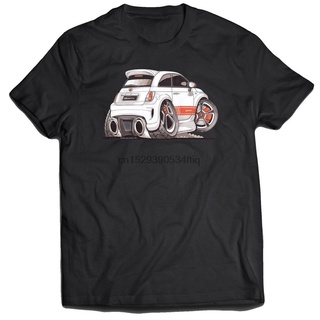 เสื้อยืดโอเวอร์ไซส์เสื้อยืด พิมพ์ลาย Fiat 500 Abarth Koolart คุณภาพสูง สไตล์คลาสสิก เรียบง่าย สําหรับผู้ชายS-3XL