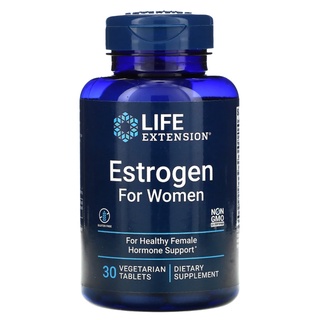 ภาพหน้าปกสินค้าLife Extension,Estrogen for Women, 30 Vegetarian Tablets อาหารเสริมบำรุงสุขภาพสำหรับผู้หญิงทุกช่วงอายุ ซึ่งคุณอาจชอบสินค้านี้