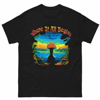 เสื้อยืดผ้าฝ้ายCOTTON เสื้อยืด พิมพ์ลายอัลบั้ม The Allman Brothers Band Where It All Begins สําหรับผู้ชาย Da04388S-5XL
