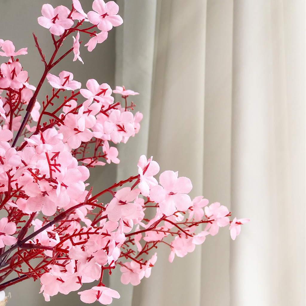 ภาพสินค้าช่อดอกไม้ Cherry Blossom Peach Blossom สไตล์ญี่ปุ่นสําหรับตกแต่งบ้าน จากร้าน moshee.th บน Shopee ภาพที่ 2