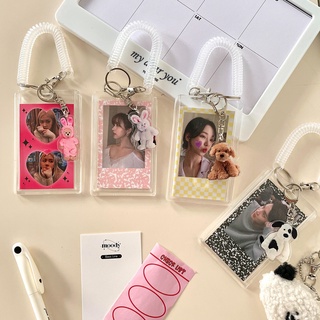 Kawaii เคสกระเป๋าอะคริลิคใส สําหรับใส่บัตรเครดิต บัตรเครดิต บัตรธนาคาร