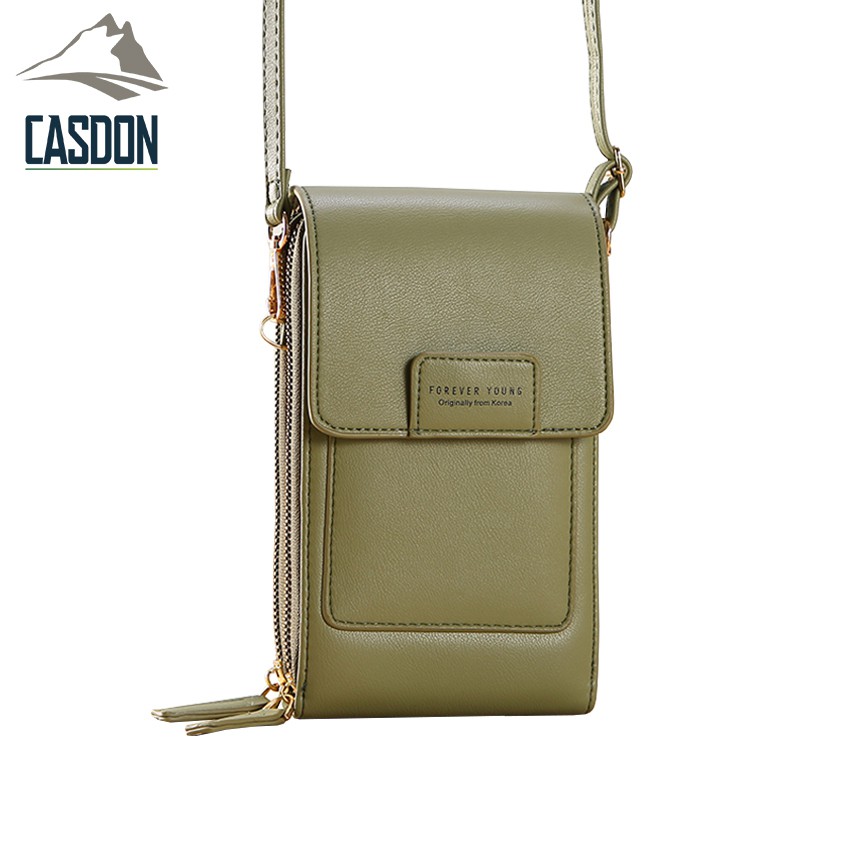 casdon-กระเป๋าสะพายข้าง-กระเป๋าสะพายผู้หญิง-หนังพียู-ปรับสายทัชสกรีนโทรศัพท์ได้-รุ่น-jj-9065-พร้อมส่งจากไทย