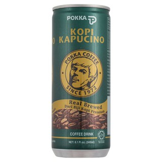 Pokka Cappuccino Real Brewed เครื่องดื่มกาแฟ 240 มล