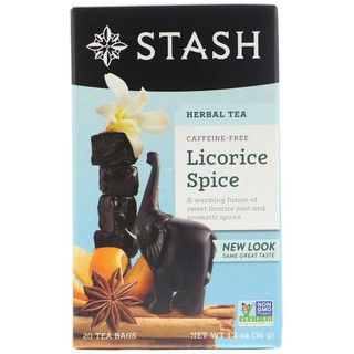 [แยกซอง/ยกกล่อง] Stash Tea, Herbal Tea, Licorice Spice, Caffeine Free