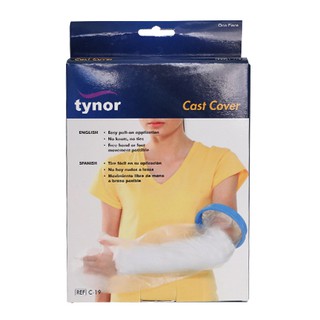Tynor Cast Cover arm พลาสติกกันน้ำเมื่ออาบน้ำที่แขน พลาสติกกันน้ำ ไทนอร์