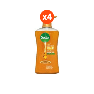 โปรโมชั่น : Dettol เดทตอล เจลอาบน้ำ สบู่เหลวเดทตอล แอนตี้แบคทีเรีย สูตรโกลด์ คลาสสิค คลีน 500มล.X4