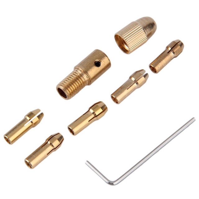 ภาพสินค้าอะแดปเตอร์ Adapter Copper สำหรับเครื่องเจียรสายอ่อน 0.5-3มม. จากร้าน pos_tom_1 บน Shopee ภาพที่ 1