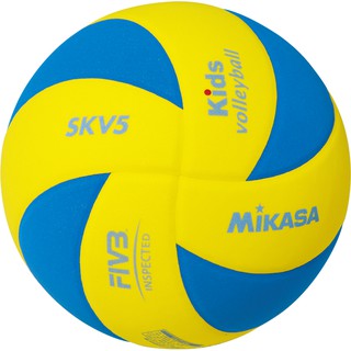 ภาพขนาดย่อของภาพหน้าปกสินค้าMIKASA ลูกวอลเล่ย์บอลเด็ก มี 3 สี หนังอัด มิกาซ่า SKV 5 33429 จากร้าน fbtsports บน Shopee