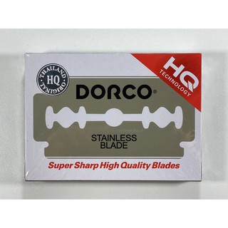 สินค้า DORCO ของแท้กล่องโฉมใหม่ ใบมีดโกน สแตนเลส2คม (100ใบ)