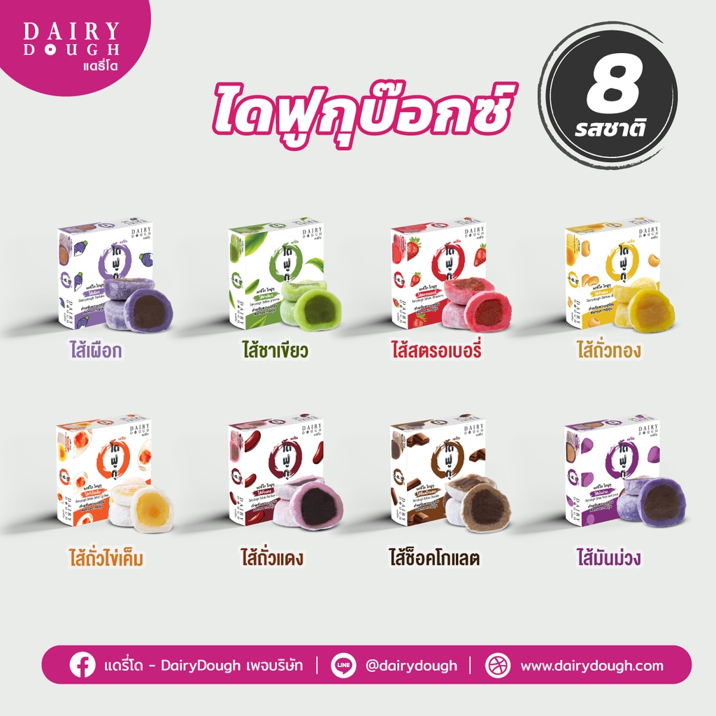 ภาพหน้าปกสินค้าไดฟูกุบ็อกซ์ราคาปลีก (สินค้ามีฮาลาล) จากร้าน dairydoughshop บน Shopee