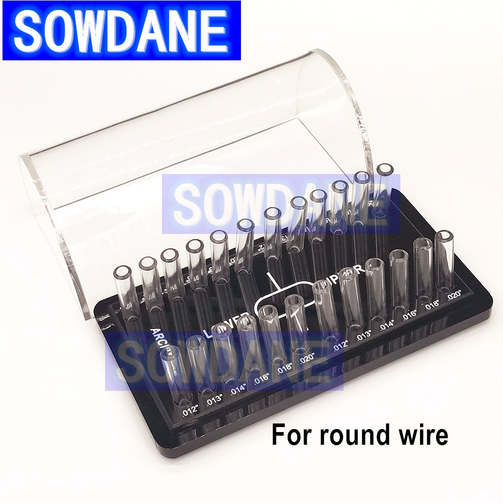 1 pc Dental Orthodontic Round or Rectangular Archwire Box Acrylic ...