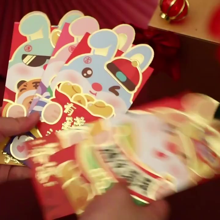 hongbao-กระเป๋าซองจดหมาย-ลายกระต่าย-สไตล์จีน-สีแดง-6-ชิ้น-สําหรับงานแต่งงาน-งานเลี้ยงวันเกิด-2023