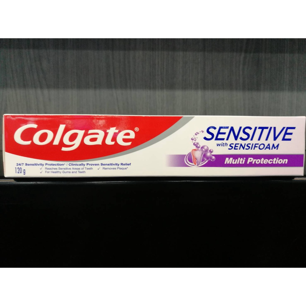 ใหม่-colgate-sensitive-with-sensifoam-muprotection-120-g-คอลเกต-เซนซิโฟม-มัลติโปรเทคชั่น