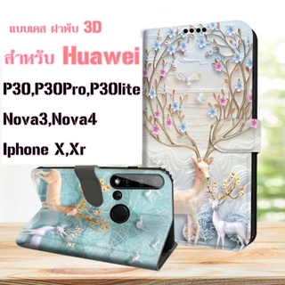 ✨เคสฝาพับ Huawei P30,P30Pro,P30lite,Nova3,Nova4  (สินค้าจากจีน) caseiallphone