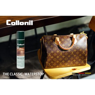 ภาพขนาดย่อของภาพหน้าปกสินค้าCollonil Waterstop Spray 200ml โคโลนิลสเปรย์น้ำยากันน้ำสำหรับหนังเรียบ สำหรับรองเท้าและกระเป๋า จากร้าน collonil.clmvt บน Shopee ภาพที่ 3