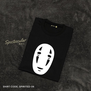 เสื้อยืดแขนสั้น ผ้าฝ้าย พิมพ์ลาย Spirited Away แฟชั่นฤดูร้อน สําหรับผู้ชาย