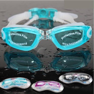 สินค้า [swim]แว่นตาว่ายน้ำ Antifox เลนส์กันรังสี UV มีกล่องเก็บแว่น แว่น