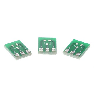 CRE ★ 10 Pcs Double-Side SMD SOT23-3 To DIP SIP3 Adapter PCB Board DIY Converter