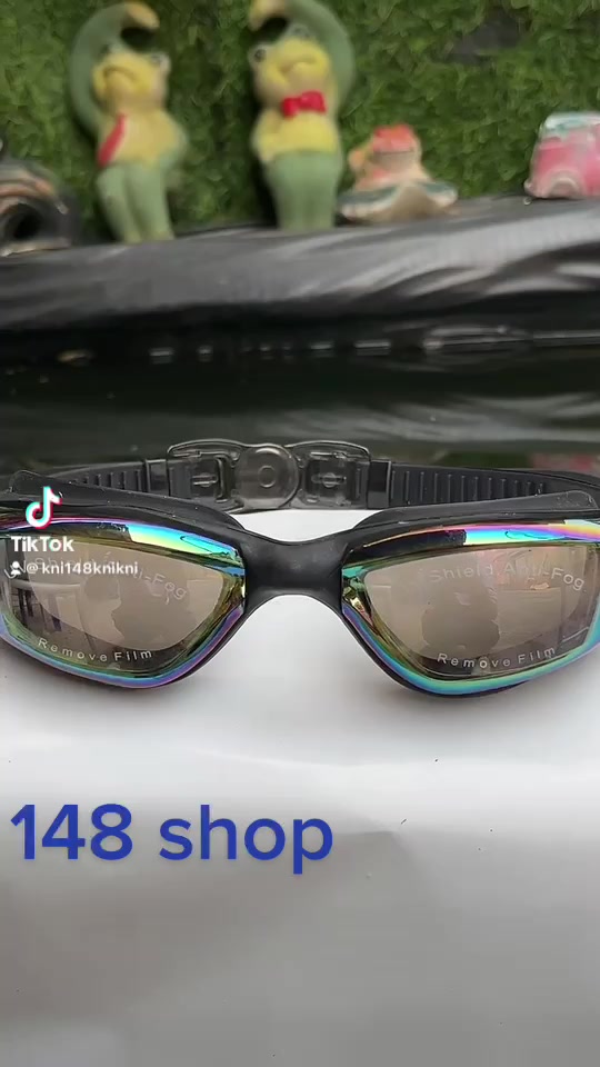 original-สายตาสั้นแว่นตาว่ายน้ำซิลิโคนป้องกันหมอกป้องกันรังสียูวี